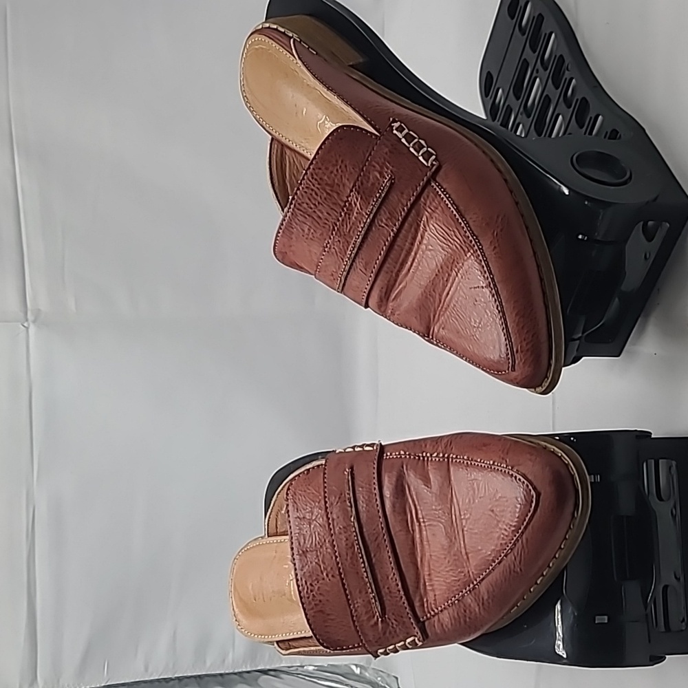 Mi.im Faroe Tan Loafer Mules in Color Copper 8